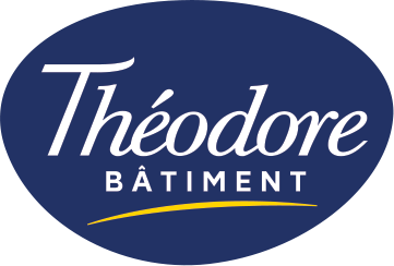 Logo théodore batiment marque de peinture